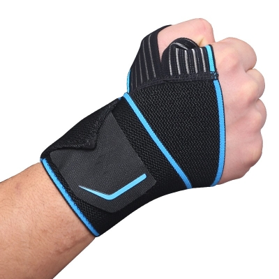 Ściągacz POINT stabilizator nadgarstka 2 szt niebieski